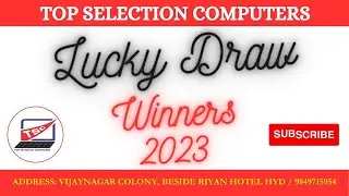 Lucky Draw Winners 🎁🎁🎁 Sep 2023 🔥🔥🔥 #lucky #draw #winner #video #viralvideo  @topselectioncomputers