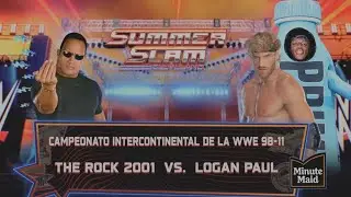 02 SUMMERSLAM The Rock 2001 vs Logan Paul 