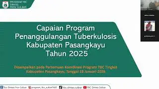Pertemuan Koordinasi Program TBC Tingkat kabupaten Pasangkayu