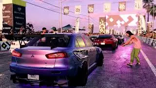 Need For Speed Heat: 2008 Khyzyl Saleem Lancer Evolution 10 Gameplay