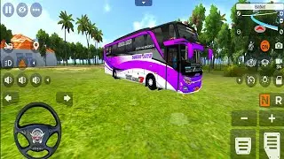 Bus Oleng Telolet Subur Jaya Angkut Penumpang Kota - Mobil Balap Simulator Android Gameplay