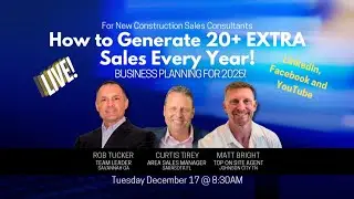 Business Planning for Builder Sales Consultants
