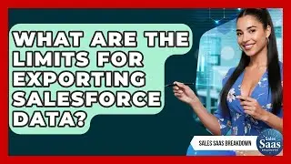What Are The Limits For Exporting Salesforce Data? - Sales Saas Breakdown