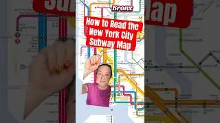 Как читать карту метро Нью-Йорка #nyc