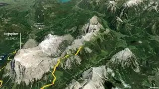Zugspitze Ultratrail visualized with AvoMap