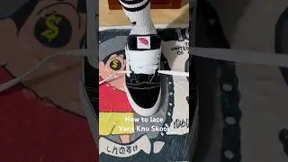 How to lace Vans Knu Skool#sneakers #shoes #vans #vansknuskool