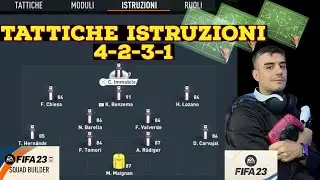 GUIDA AL MODULO 4-2-3-1 su FIFA 23! TATTICHE e ISTRUZIONI PERSONALIZZATE - FUT 23
