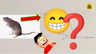 Funny mouse drawing 😁🐁😀