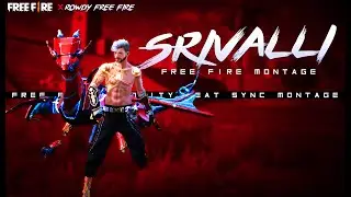 Srivalli (Pushpa) | Srivalli Free Fire Tiktok Remix Montage  | Srivalli Slowed And Reverb