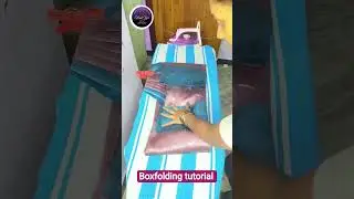 #boxfolding #tutorial #sareelove #sareedrapist #saree #silksaree #sareestyle #prepleating #fashion