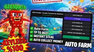[NEW] Escape Tsunami For Brainrot Script 🌊 2026 Keyless, Auto Farm, Teleport, Auto Collect Money