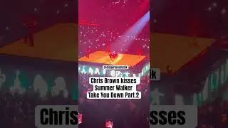 Chris Brown kisses Summer Walker Take You Down  #chrisbrown #shortsbeta #shorts #shortsfeed