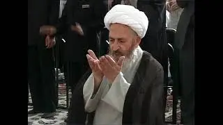 نماز ظهر  به امامت آیت الله العظمی سبحانی،  مشهد مقدس - مسجد گوهرشاد