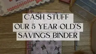 Kids savings challenge binder | Aussie cash stuffing budget cash envelope system sinking funds
