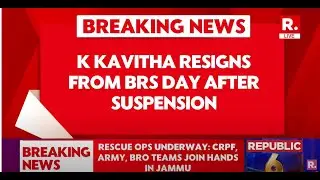 BREAKING LIVE: K Kavitha Resign From BRS Party After Suspension Over Controversial Remark