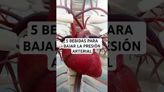 5 Bebidas Para Bajar La Presi&oacute;n Arterial 🫀#salud #curiosidades #alimentossanos #bebidas #natural