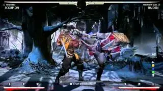 MKX Tutorial - How to punish Raiden with Scorpion