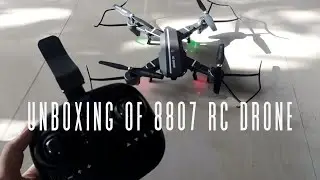 8807 RC Quad copter Drone Unboxing and Test Flight