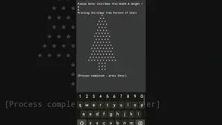 Christmas tree In C....!!🌲