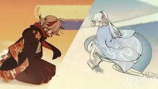 True Tales Of The Violet Garden: Act 2 : New Painting In Pale Scarlet | Genshin Impact