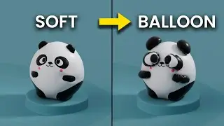 From Soft to Balloon: Oddly Satisfying Blender Physics (2 Minutes)