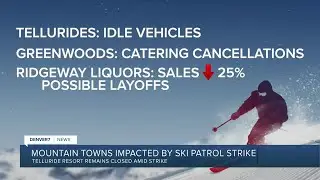 Telluride ski patrol strike forces resort closure, affecting nearby towns