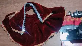 Mata Rani ka dress banana sikhe 🥰 how to make mata rani dress #fashion #clothingdesign #stitching 