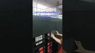 led modules installation complete quickly,indoor led display #ledscreen #digitalsignage #ledboard