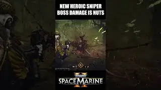 NEW Heroic Bolt Sniper BOSS DAMAGE is Simply Absurd #spacemarine2 #warhammer40k #gaming