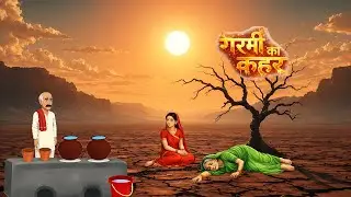 Garmi Ka Kahar | Moral Story | Cartoon Kahani | Hindi Kahani | Hindi Kahaniyan | Mer Toon