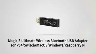 Mcbazel Magic-S Ultimate Wireless Bluetooth USB Adapter for PS4/Switch/macOS/Windows/Raspberry Pi