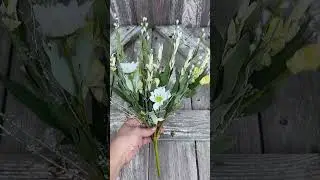 Cream Mixed Daisy Bush for Wreaths and Floral Designs #diy #wreath #keleasdotcom