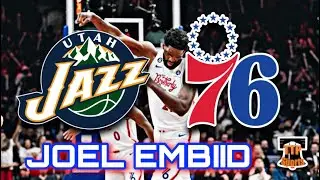 JOEL EMBIID MAKES NBA HISTORY IN WIN OVER THE JAZZ!! 59 POINTS 7 BLOCKS 11 REBOUNDS & 8 ASSISTS!!