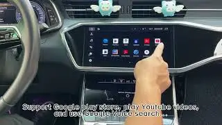 Hualingan Upgrade CarPlay Wireless Adapter for Audi A6 S6 RS6C8 Android Auto iPhone Screen Mirroring