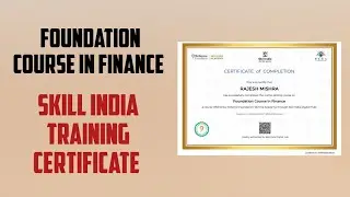 How To Online Apply Foundation Course In Finance Training Certificate | Foundation Course In Finance