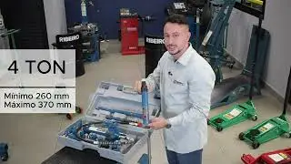 Esticador Hidráulico 4 Toneladas | Kit Completo com 17 Peças na Maleta