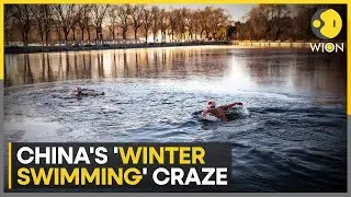 Swimming craze in minus-degree temperature in China's Harbin | World News | WION