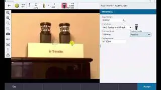 Trimble Access - Настройки и работа с призмой MultiTrack (MT1000) серии VX/S