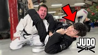 CINTURÓN NEGRO de JUDO se Hace Pasar por CINTURÓN BLANCO de BJJ 🥋🇧🇷 | ¿Me Descubrirán?