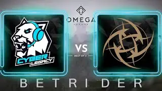 🔴CL Cyber Legacy vs NIP Ninjas in Pyjamas [RU] Omega League |Bo3| Общение с Чатом 🔥