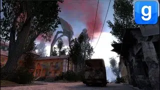 War of The World Alien Tripods VS Military NPC Battles Garry's Mod