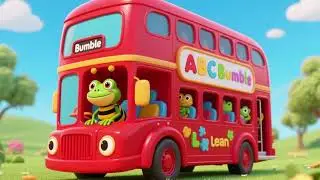 🚍🐝🐸 Red Bus Ride ABC: Bumblebee & Frog's Learning Adventure! 📚✨