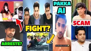 Neyoo ARRESTED?, Round2hell Fight In Public?, Purav Jha AI, Adarshuc, Shivam Malik, MrJolt