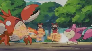 Skitty blocks corphish bubble beam