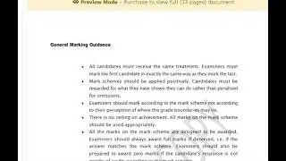 Mark Scheme (Results) Pearson Edexcel GCE In French (9FR0) Paper 03 Speaking