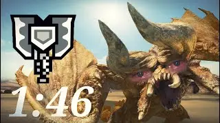 MHR Sunbreak PC: Diablos 1:46 Charge Blade Solo