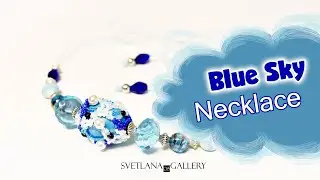 Beadwork and Stringing Jewelry Project | Blue Sky Necklace