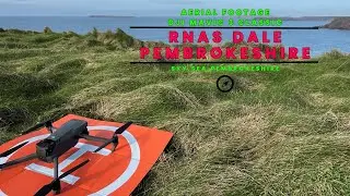 4K Aerial Drone Footage Of Former Royal Naval Air Station Dale. An Abandoned 1940's Airfield!