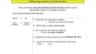 Scientific Notation - Expressing Larger Numbers in Scientific Notation