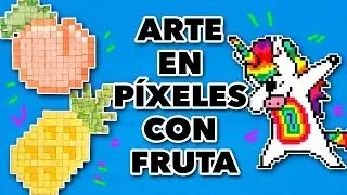 ARTE EN PÍXELES CON FRUTA. EXPECTATIVA/REALIDAD